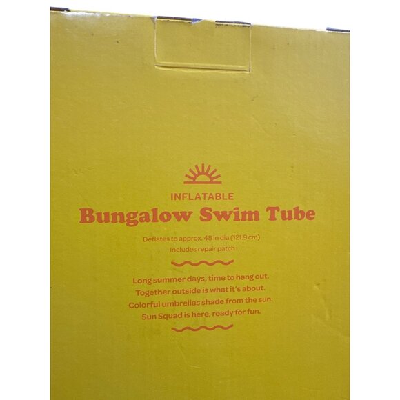Sun Squad Bungalow Inflatable 42" Diameter Swim Tube For Ages 9+ SKU8173 - Picture 6 of 7